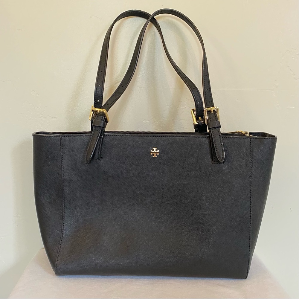 Tory Burch Emerson Saffiano Leather Shoulder Bag Tote